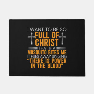Paillasson Funny Christian Religious Servant of God Faithful