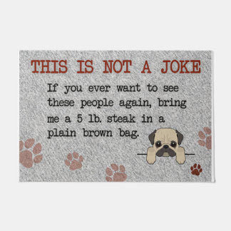 Paillasson Funny  Dog Saying Quotes Mat, Pitbull
