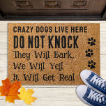 Paillasson Funny Drazy Chiens Live Ici Amoureux des chiens an<br><div class="desc">Voici le tapis de porte parfait pour tous les amoureux de les chiens ! Ce tapis moderne et élégant est le moyen idéal pour accueillir les clients dans votre maison avec une touche d'humour et de gentillesse. Le faux matériau de coco est à la fois durable et respectueux de l'environnement,...</div>