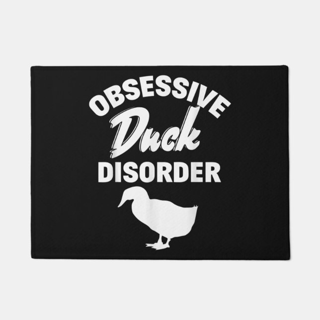 Paillasson Funny Duck Hunting Odd Obsessive Duck Disorder (Devant)