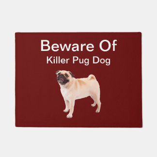 Paillasson Funny Family Pet Carlin Dog Thème