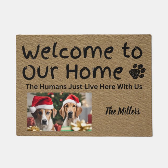 Paillasson Funny Personnalisé Porte Mat cadeau amoureux des c (Devant)