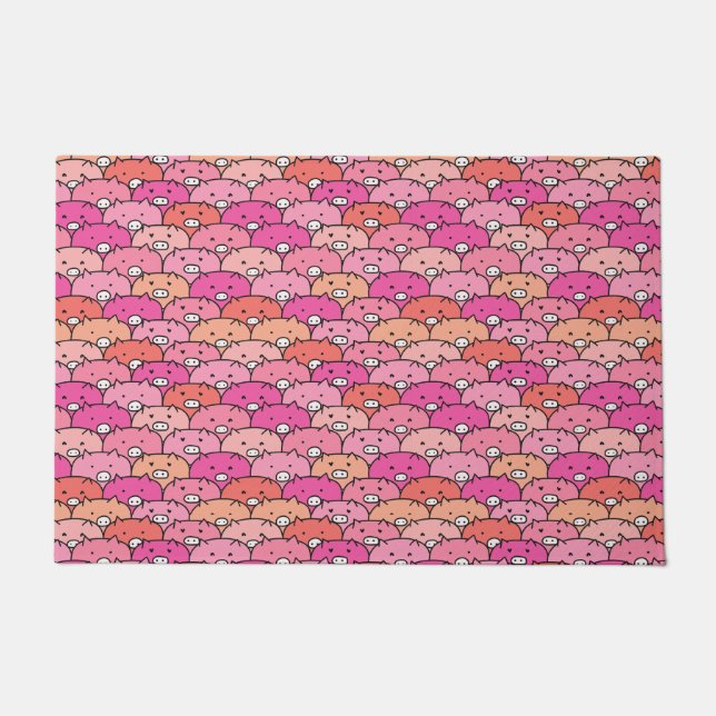 Paillasson Funny Pig Motif (Devant)