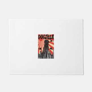 Paillasson Funny Retro Japonais Dogzilla Bouvier des Flandres