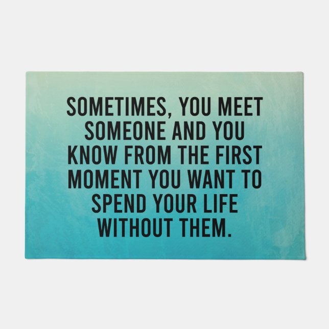 Paillasson Funny Sarcastic Introvert Humour Dire (Devant)