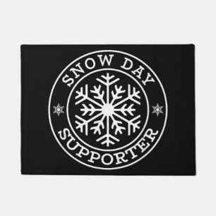 Paillasson Funny Snow Day Supporter Enseignant Étudiant Winte