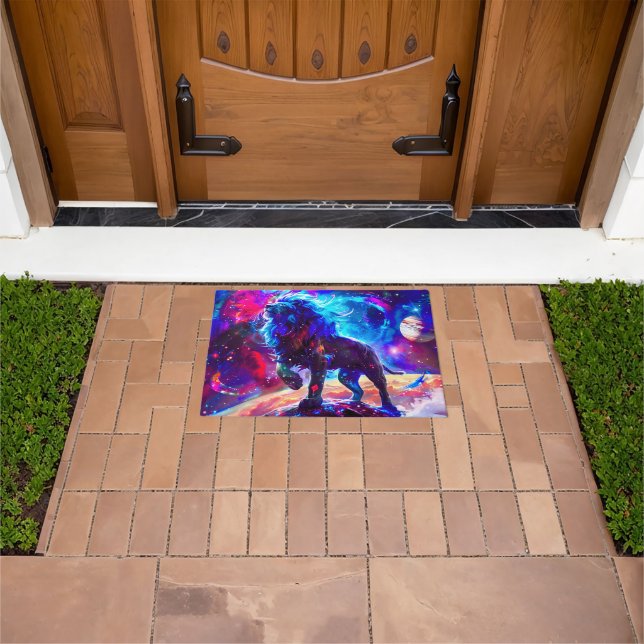 Paillasson Galaxy Lion Blue (De plein air)