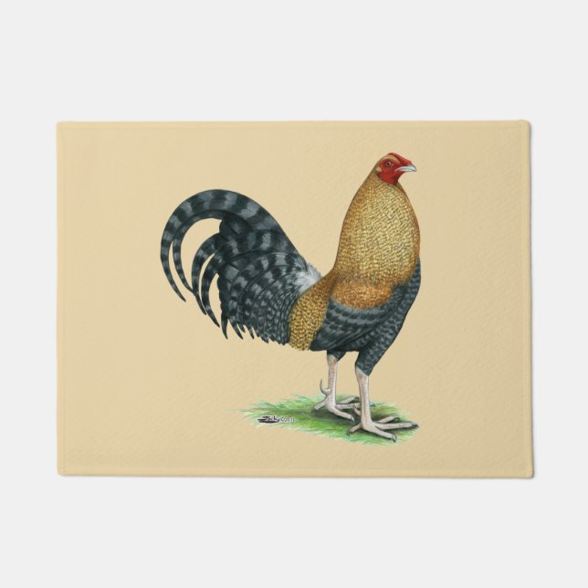 Paillasson Gamecock : Dom ou Crele (Devant)