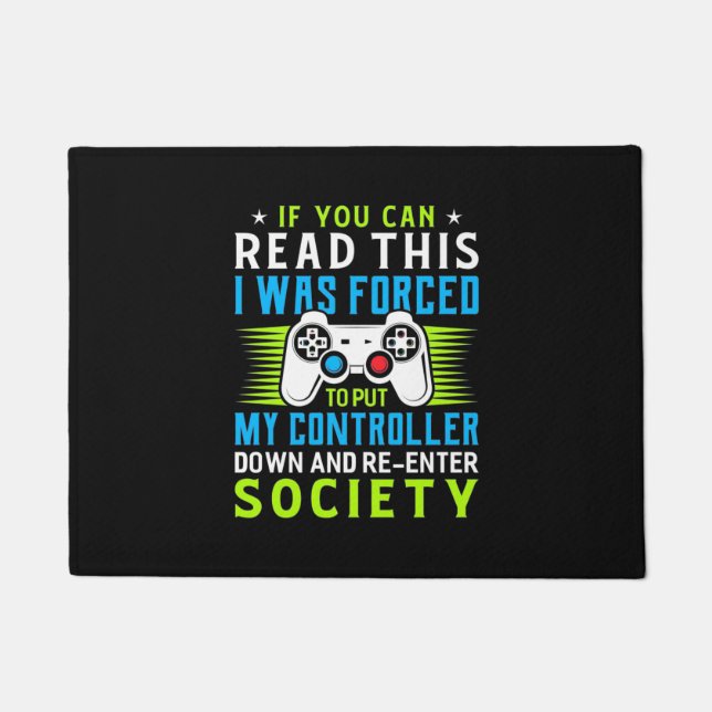 Paillasson Gamer A Été Forcé De Mettre Mon Contrôleur (Devant)