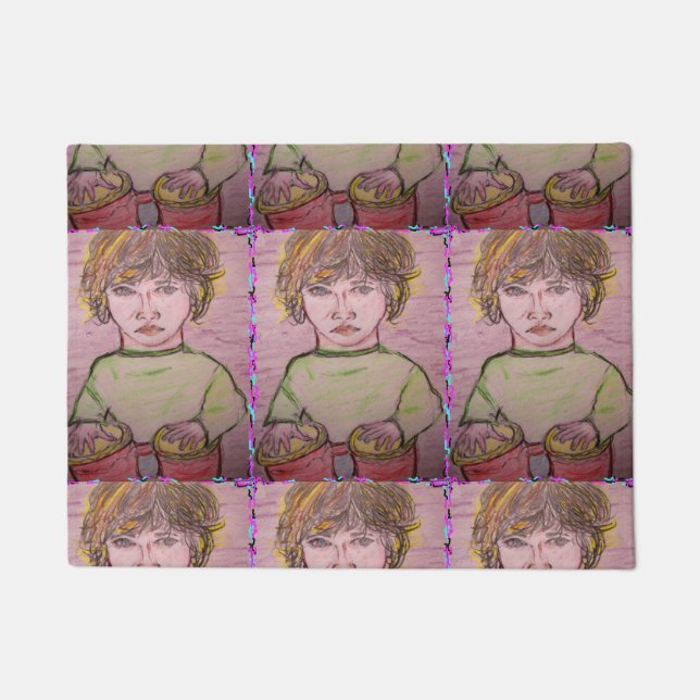 Paillasson garçon bongo (Devant)