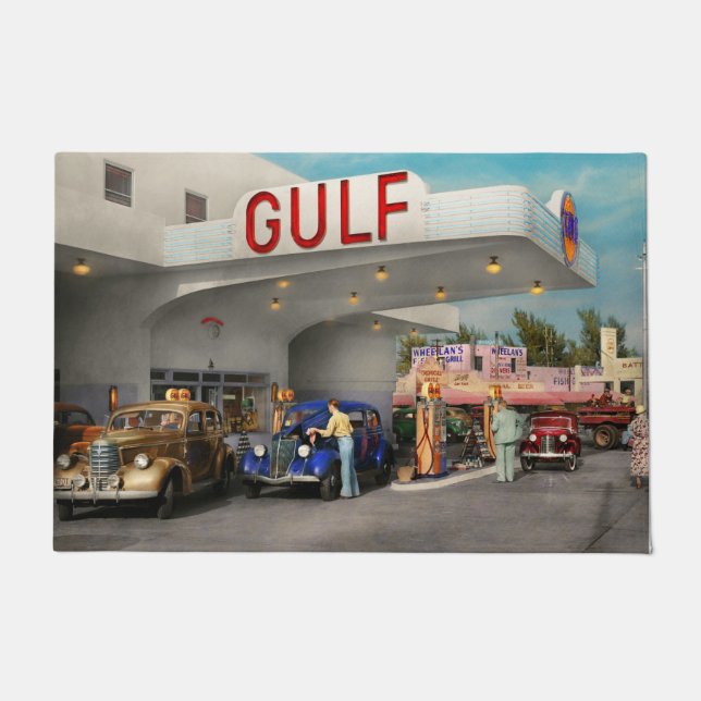 Paillasson Gare - Le grand voyage routier américain 1939 (Devant)