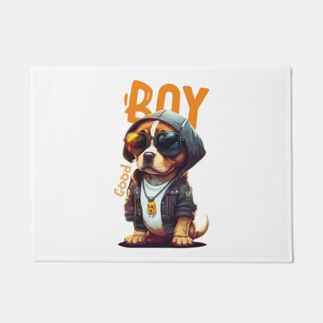 Paillasson Gars Sympa Chien Chiot Mignon (Devant)