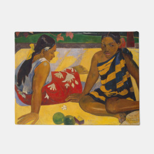 Paillasson Gauguin Polynésie Française Tahiti Femmes Peinture