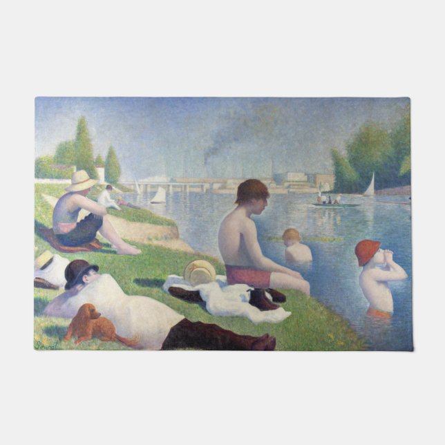 Paillasson Georges Seurat - Baignades aux Asnières (Devant)