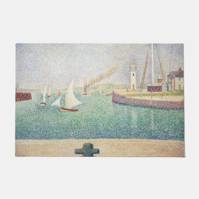 Paillasson Georges Seurat - Entrée du Port de Honfleur (Devant)