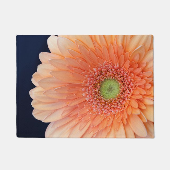 Paillasson Gerbera pêche (Devant)
