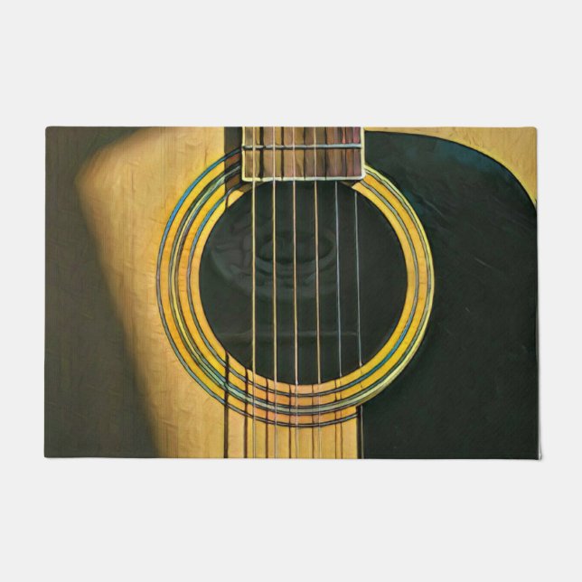 Paillasson Gift for musician guitarist (Devant)