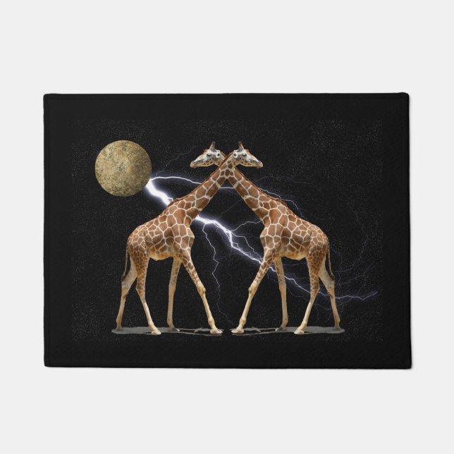 PAILLASSON GIRAFES COSMIQUES (Devant)