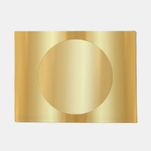 Paillasson Glamor personnalisé L'or semble Modèle moderne élé