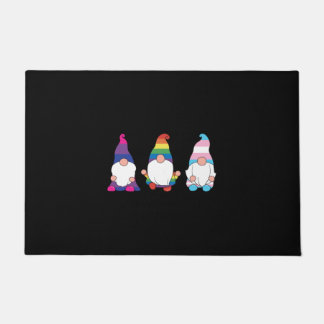 Paillasson Gnome LGBTQ Bisexual Transexuel Ally