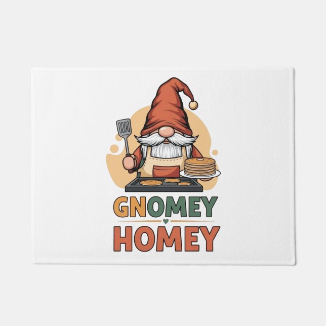 Paillasson Gnomey Homey crêpes design (Devant)