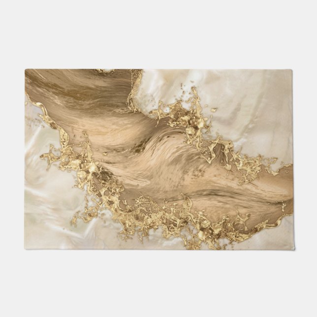 Paillasson Gold et Pearl - Splatz et flux (Devant)