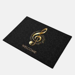 Paillasson Gold Treble Clef