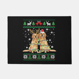 Paillasson Golden retriever Ugly Christmas Dog Funny Christma