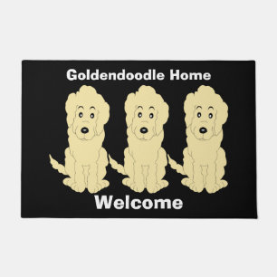 Paillasson Goldendoodle Chien Design Porte