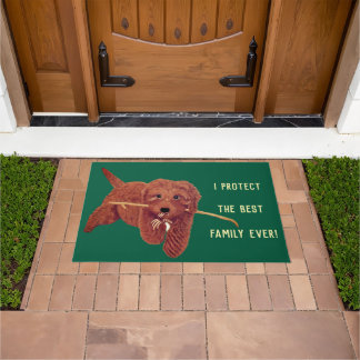 Paillasson Goldie Golden Guard Dog Large Doormat