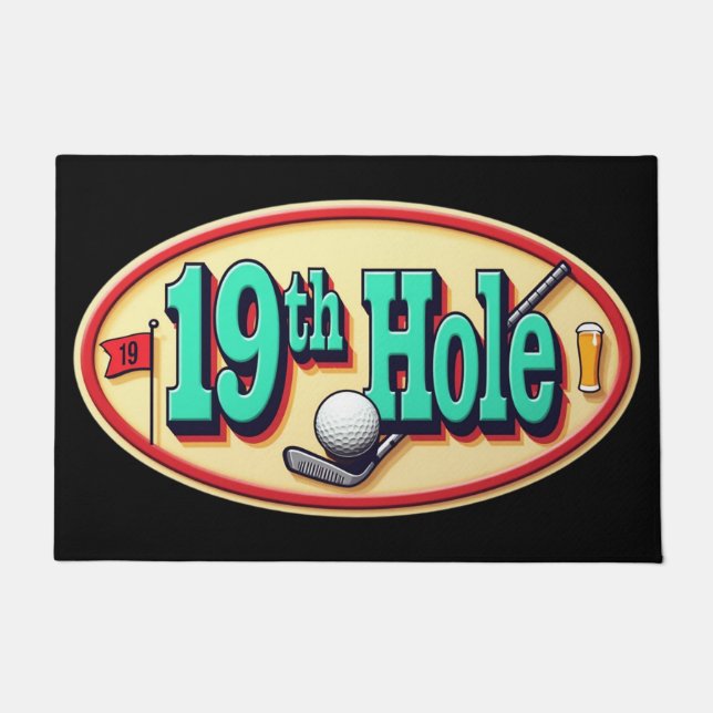Paillasson Golf classique du 19ème Trou (Devant)