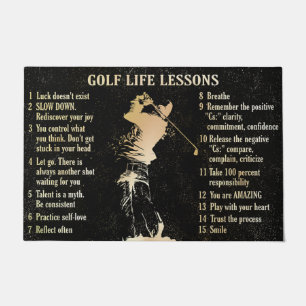 Paillasson Golf Life Lessons Rug, Golf Player Poison