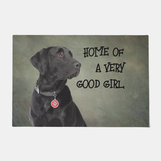 Paillasson Good Girl Black Lab (Devant)