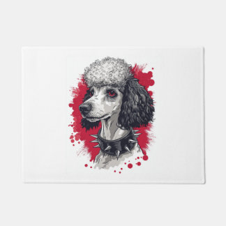 Paillasson Goth Poodle – Dark Aesthetic Dog