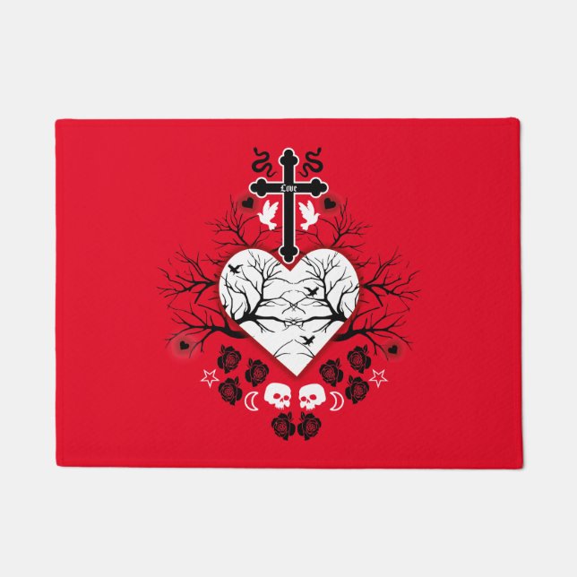 Paillasson Goth Post Punk Mode (Devant)