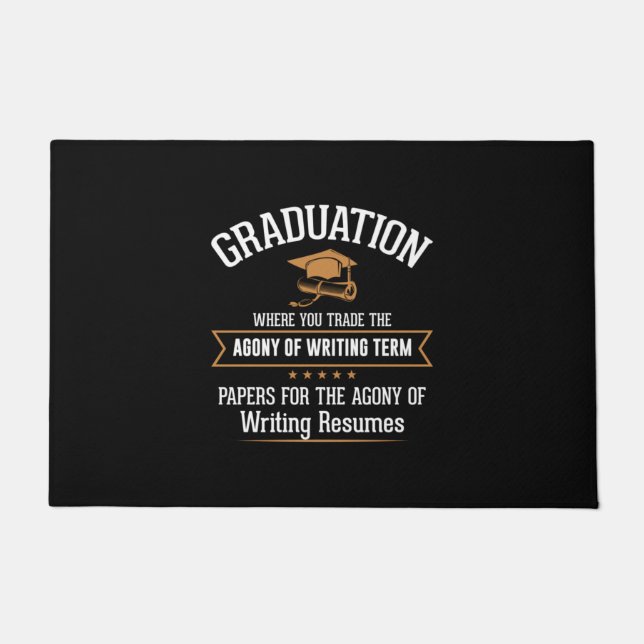 Paillasson Graduation Where You Trade (Devant)