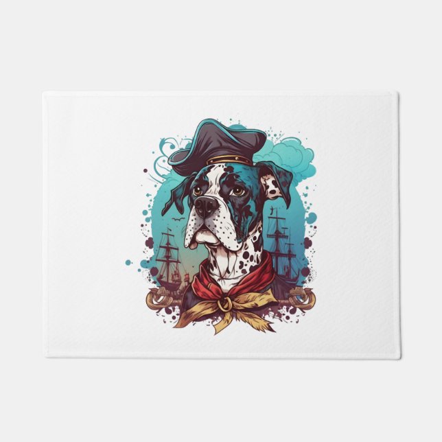 Paillasson Grand pirate de chien Dane (Devant)