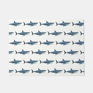 Paillasson Grand requin blanc