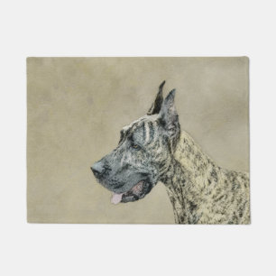 Paillasson Grande Danse (Brindle) Peinture - Art Chien origin