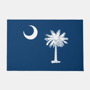 Paillasson Graphique du drapeau de l'État de Caroline du Sud 