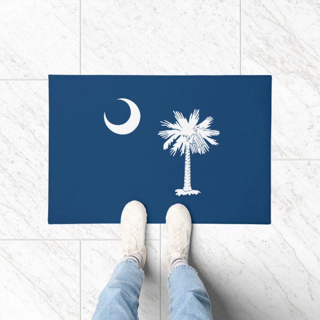 Paillasson Graphique du drapeau de l'État de Caroline du Sud  (Intérieur)