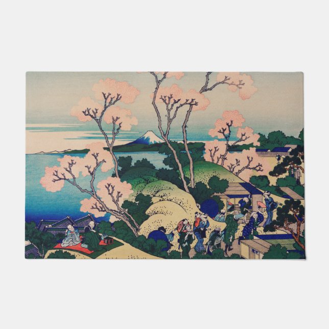 Paillasson Graphiques d'encre Jardins asiatiques Paysage (Devant)