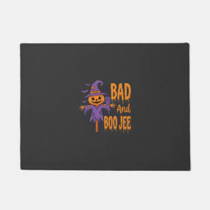 Paillasson Graphisme d'épouvantail Halloween Bad And Boo Jee