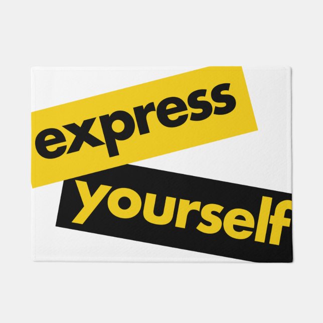Paillasson Graphisme moderne, vibrant et audacieux de Exprime (Devant)