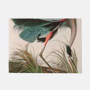 Paillasson Great Blue Heron Birds of America Audubon Imprimer
