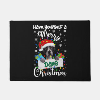Paillasson Great Dane Noël Party Great Dane Xmas cadeaux