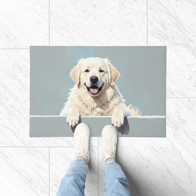 Paillasson Great Pyrenees Doormat Art (Intérieur)