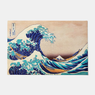 Paillasson Great Wave Off Kanagawa Vintage Japonais Impressio