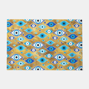 Paillasson Grèce Mati Mataki - motif des yeux malveillants de