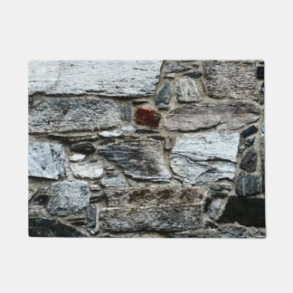 Paillasson Gris, Taupe, noir et brun Pierre-modelés naturels